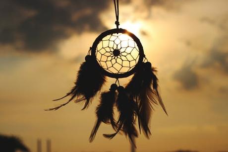 Silhouette of Feather Dreamcatcher