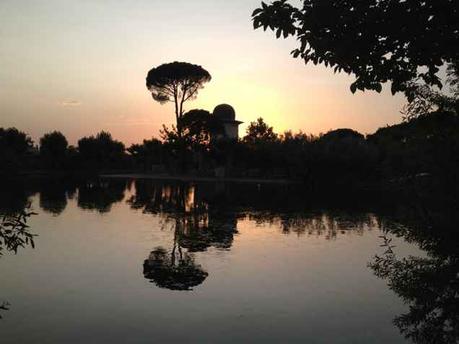 Lago termal atardecer, Balneario Termas Pallarés, Relais Termal