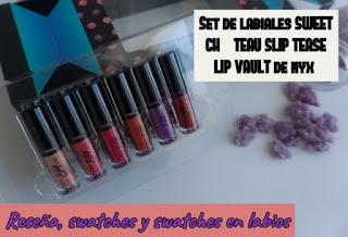 Set de labiales Slip Tease de Nyx portada