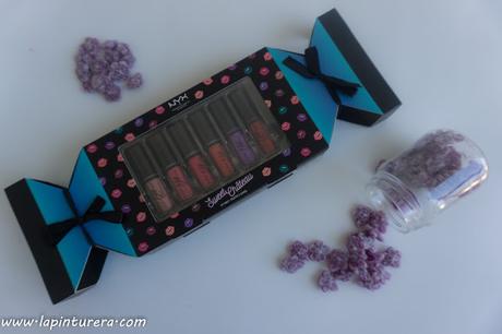 Set de labiales Slip Tease de Nyx 02 set labiales