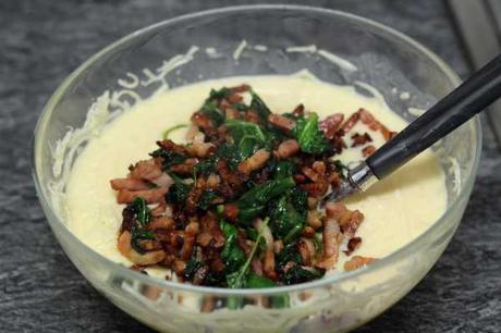 Quiche de bacon casera Quiche de bacon casera