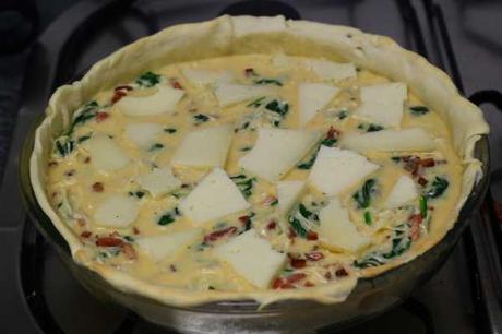 Quiche de bacon casera Quiche de bacon casera