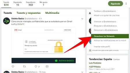 30 Trucos + 1 Para Twitter, Conviértete En Un Experto Desactivar Los Retweets