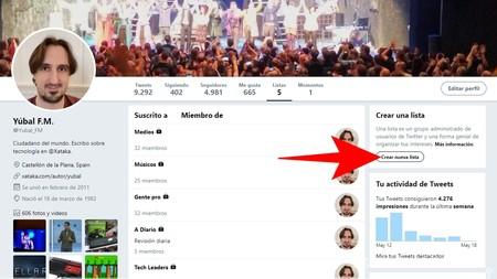 30 Trucos + 1 Para Twitter, Conviértete En Un Experto Crear Lista