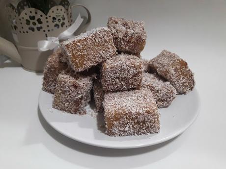 Lamingtons Lamingtons con coco
