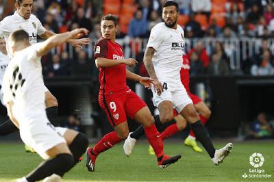 Crónica Valencia CF 1 - Sevilla FC 1