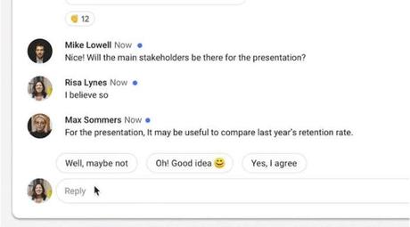 Llegan las Respuestas Inteligentes a Hangouts Chat