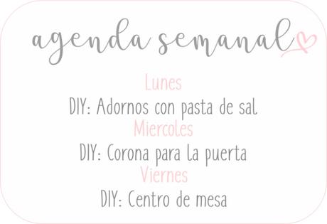 Agenda Semanal 10/12 - 16/12