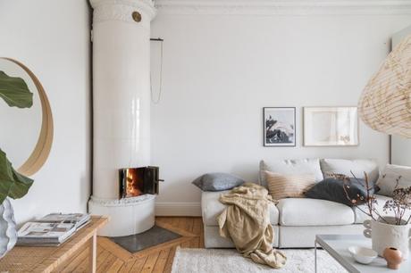 Encantador estudio de una habitación