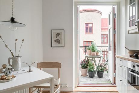 Encantador estudio de una habitación