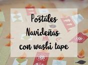 Postales navideñas Washi tape