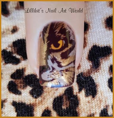 Manicura Animal print leopardo