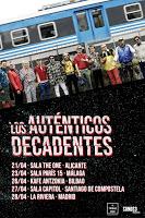 Gira de Los Auténticos Decadentes en España
