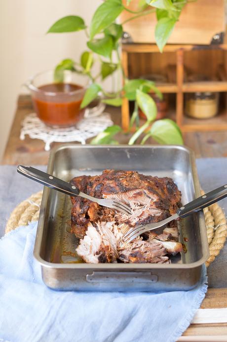 Pulled Pork Miel – Mostaza (Crock Pot)