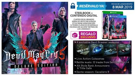 Devil May Cry V, edición deluxe, se venderá de forma exclusiva en GAME