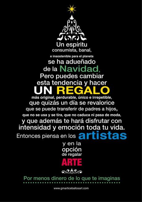 Regalar arte en Navidad