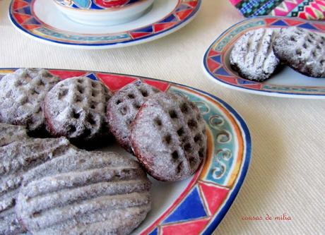 Galletas de castañas y chocolate Galletas de castañas y chocolate