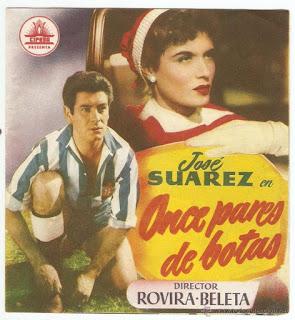 ONCE PARES DE BOTAS (España, 1954) Deporte, Drama