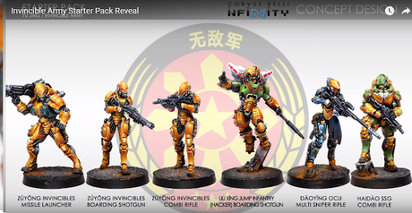 Revelado el Starter pack del Invincible Army de Yu-Jing