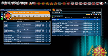 Revelado el Starter pack del Invincible Army de Yu-Jing