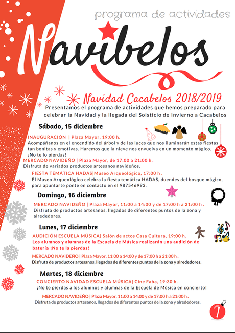 Navibelos 2018, actividades para las fiestas navideñas en Cacabelos