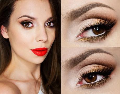 Maquillajes con labial rojo paso a paso Maquillajes con labial rojo paso a paso