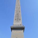 La Plaza de la Concordia y el Obelisco de Luxor