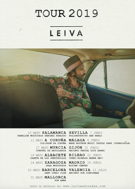 Leiva presenta el primer single de su próximo álbum y anuncia gira de presentación Leiva presenta el primer single de su próximo álbum y anuncia gira de presentación