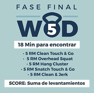 Crónica WINTER GAMES Madrid: La competición más esperada del 2018 wod 5 winter games