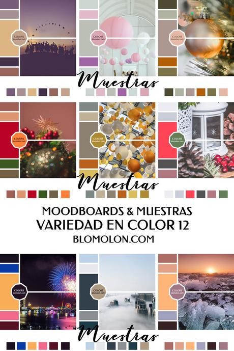 Variedad En Color 12 MoodBoards & Muestras