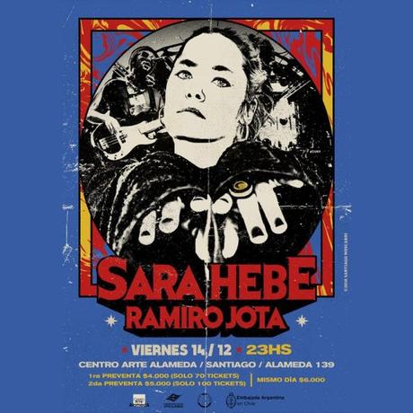 El Centro Arte Alameda presenta éste viernes 14 de diciembre: Sara Hebe & Ramiro Jota