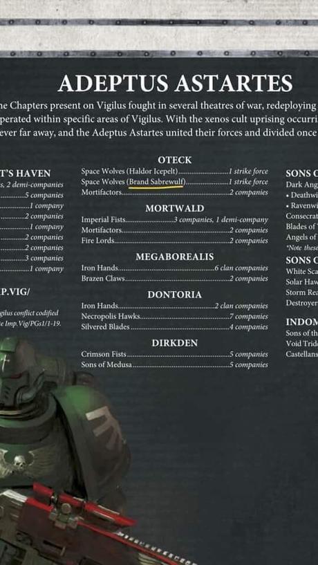 Brand Saberwolf en Vigilus Defiant Brand Saberwolf en Vigilus Defiant