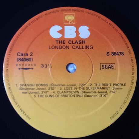 The Clash -London Calling 2Lp 1980