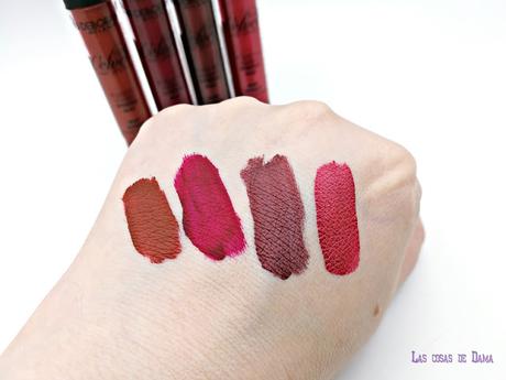 Deborah Milano Lipstick Fluid Velvet Mat - Swatches Deborah Milano Lipstick Fluid Velvet Mat mate metal mat makeup beauty