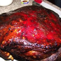 Pierna asada deshuesada y rellena Pierna asada deshuesada y rellena