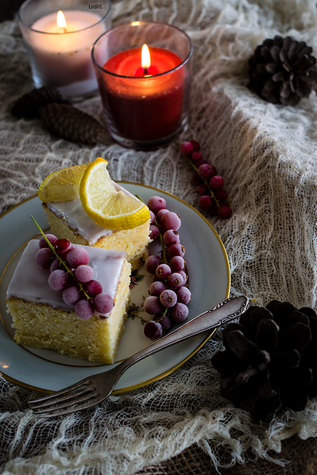 BROWNIE DE LIMON CON GLASEADO
