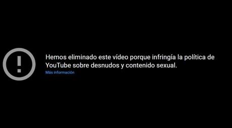 Este fue el vídeo eliminado por Youtube a Dash por desnudos