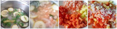 Cebiche de langostinos escalfados Cebiche de langostinos escalfados