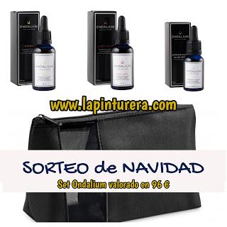 SORTEO de NAVIDAD con ONDALIUM (Set valorado en 96 € de cosmética natural)