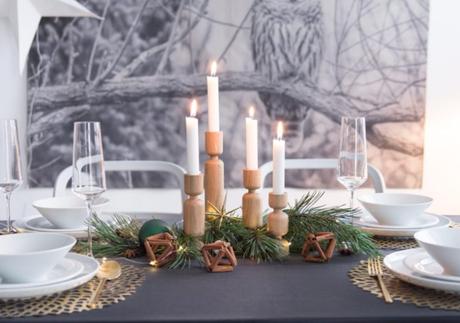 La mesa más bonita para Navidad + 3 Diy