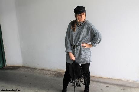 Sweater-vestido