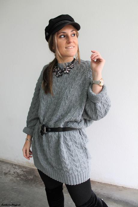 Sweater-vestido