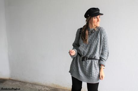 Sweater-vestido