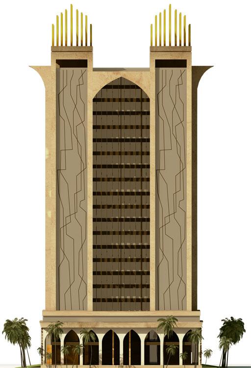 A-cero presenta el proyecto para un Hotel en Iraq