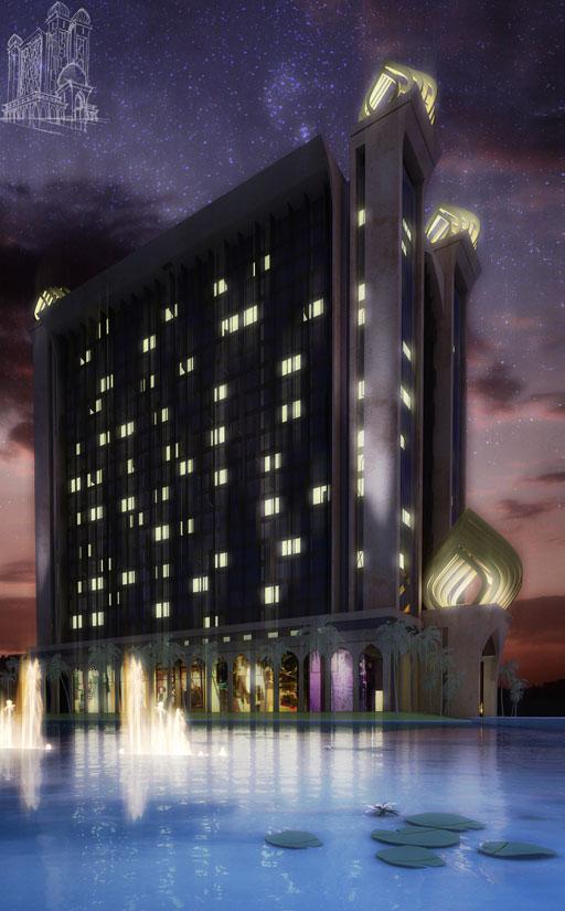 A-cero presenta el proyecto para un Hotel en Iraq
