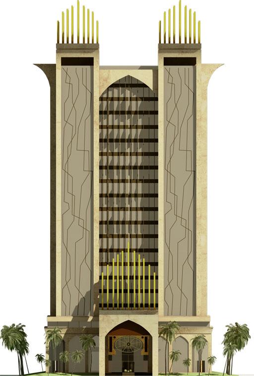 A-cero presenta el proyecto para un Hotel en Iraq