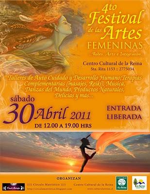 Invitación ♥ 4° Festival de las Artes Femeninas ♥ Programa de Actividades