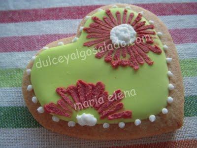 Galletas decoradas... corazones