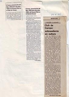 Escritos publicados en el año 1985