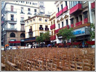 Llueve en la Semana Santa de Sevilla